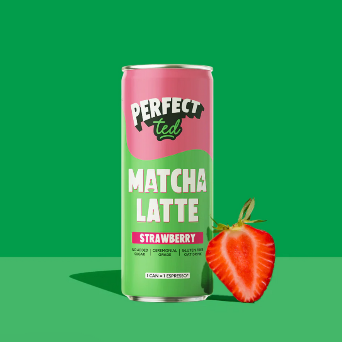 PerfectTed Matcha Latte Strawberry 12 x 250ml – mahalo